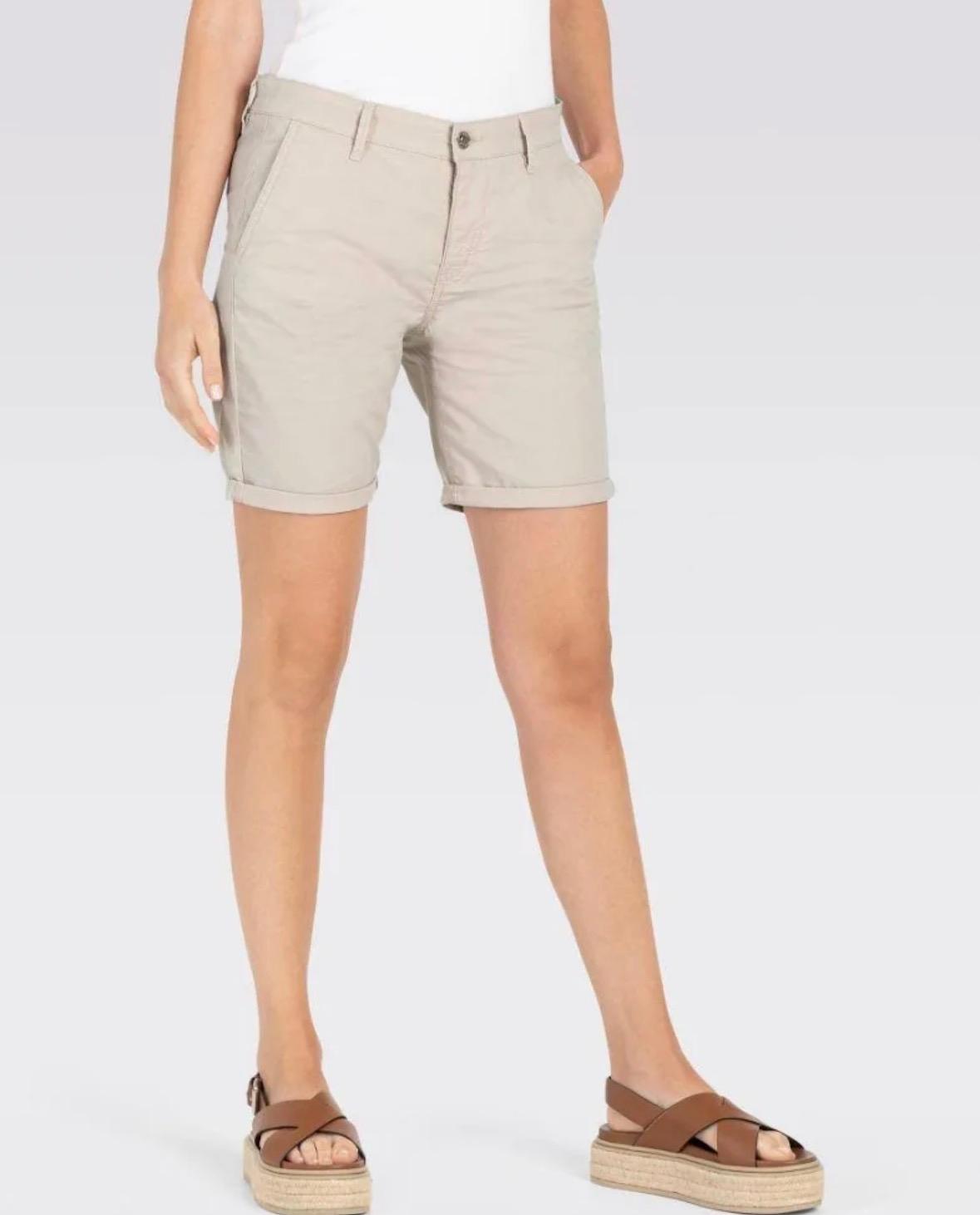 MAC CHINO Bermula shorts ivory PPT sand, bilde 2 av 3