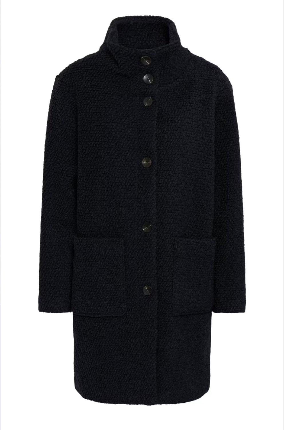 Saint Tropez FerddySZ wool coat sort, bilde 5 av 6