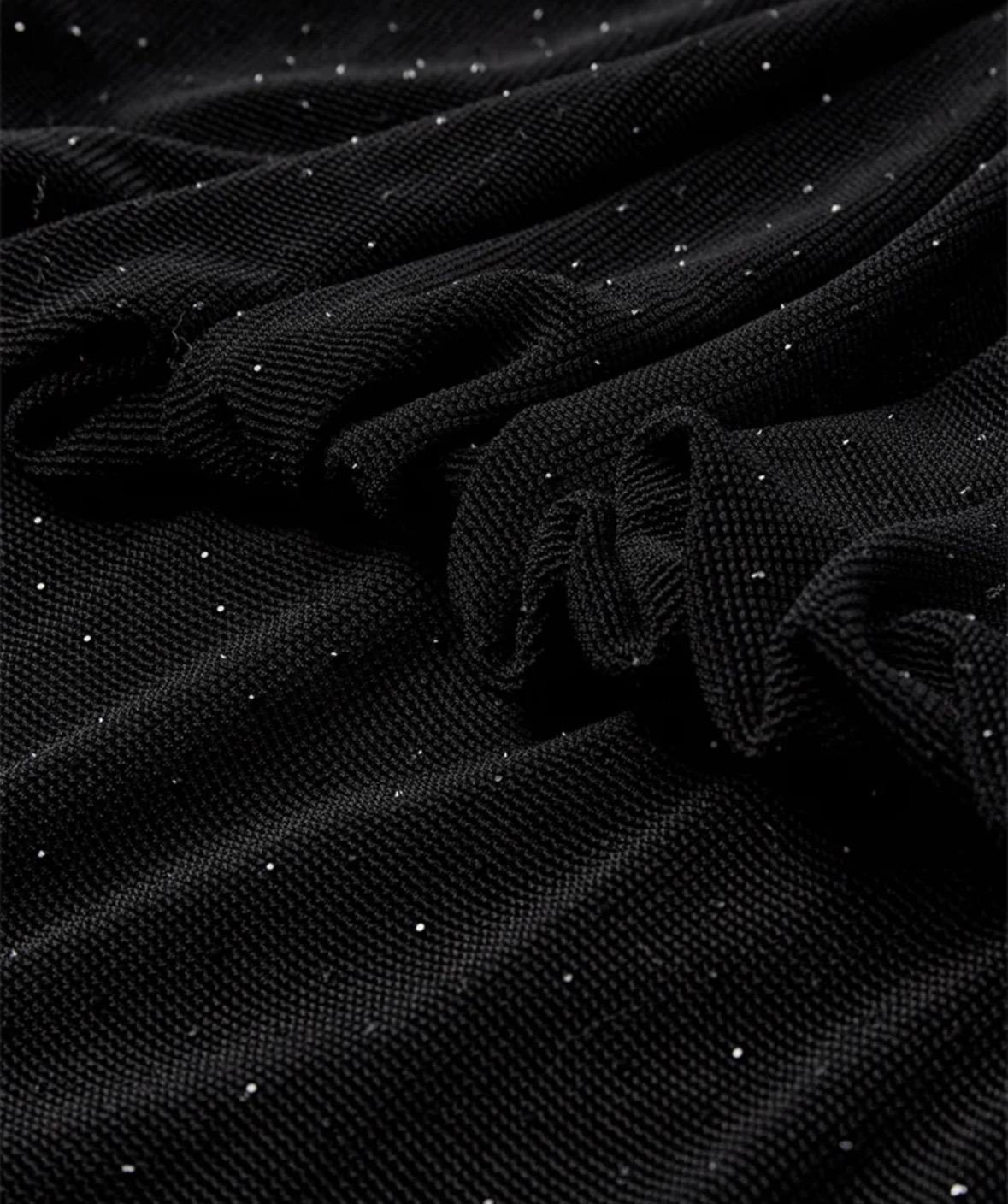Copenhagen Muse CMSTARRY-Dress Sort, bilde 3 av 4