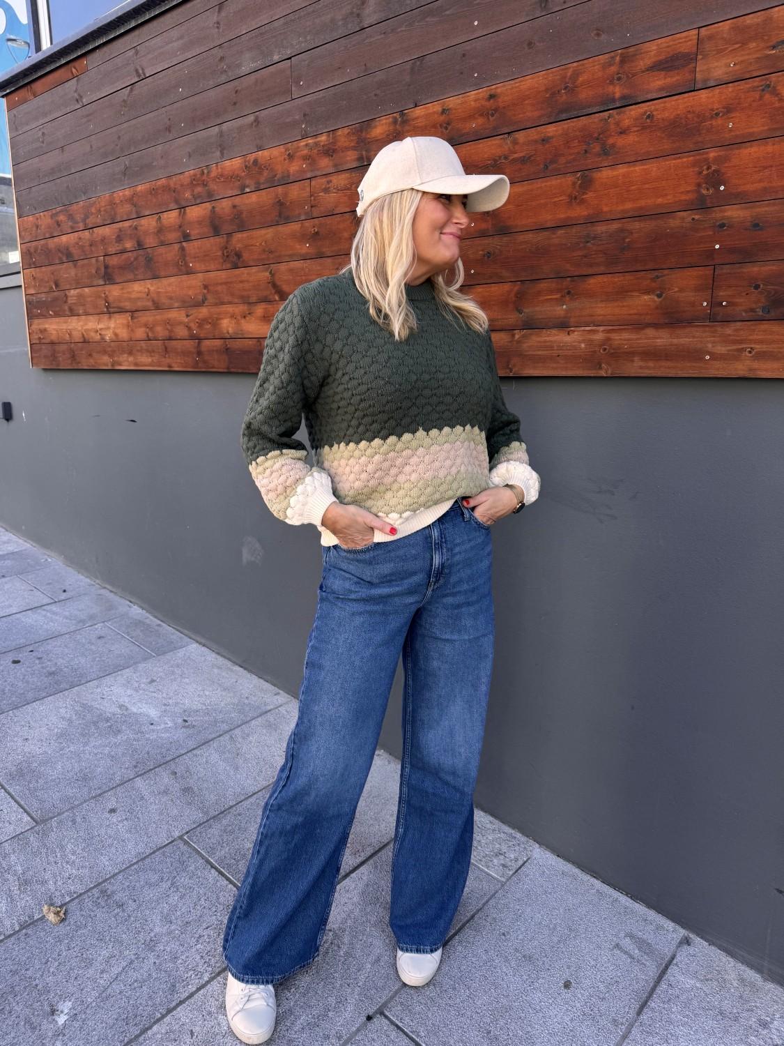 LEE Stella high waist wide leg blå, bilde 3 av 5