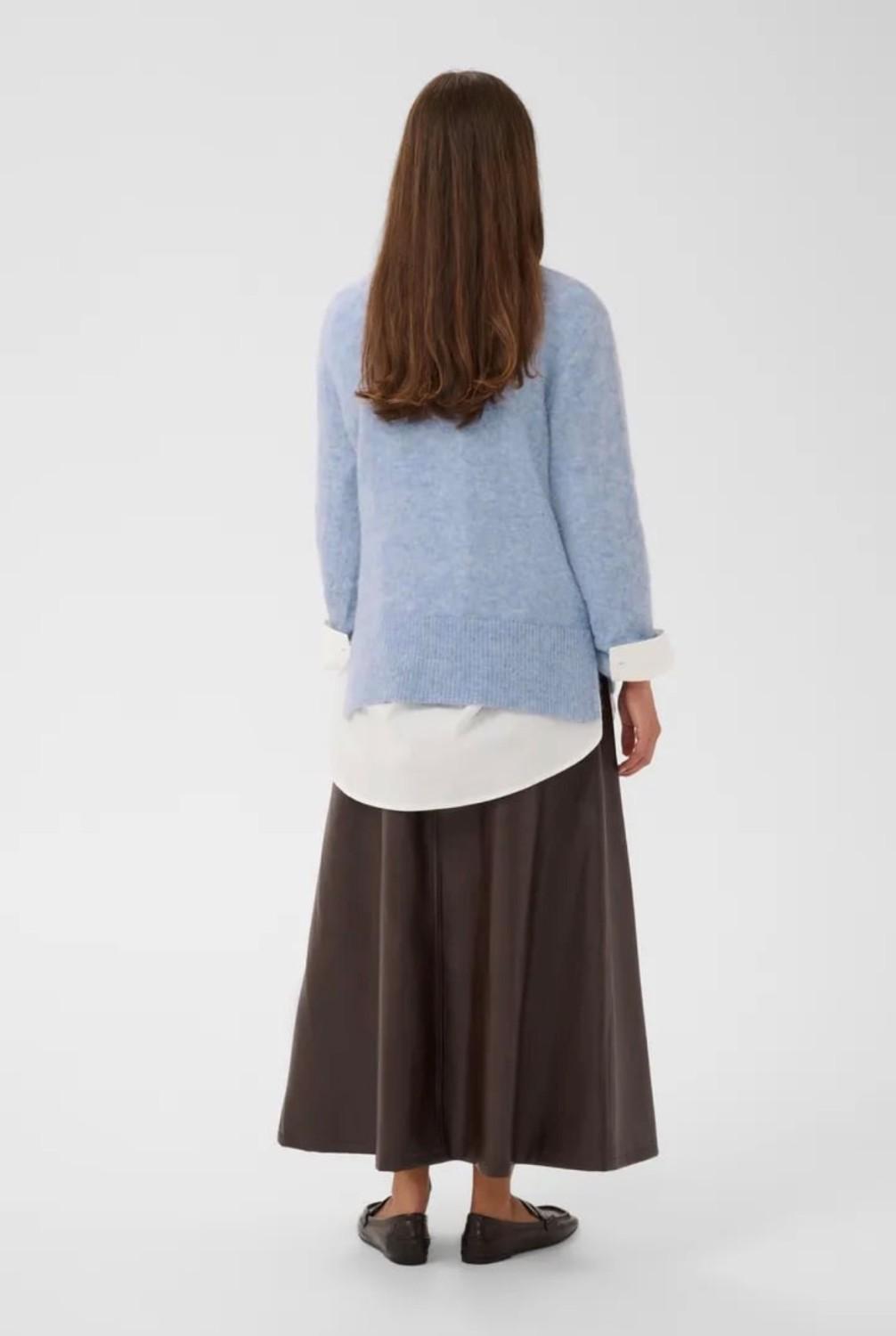 Culture CUbiebber cacheia pullover forever blue melange, bilde 2 av 5