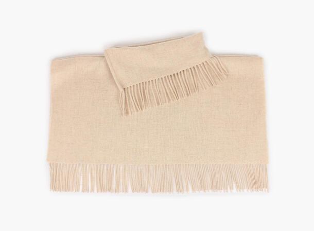 Manzini Hals med Frynser Offwhite, bilde 1 av 2