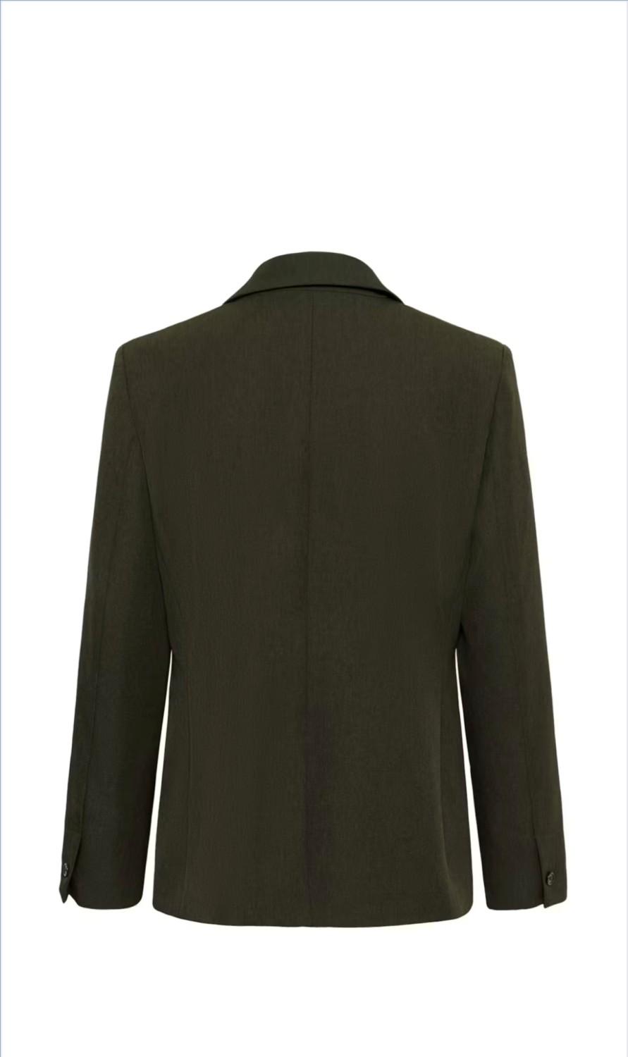 Soaked In Luxury SLLilu Corinne short blazer grønn, bilde 5 av 5