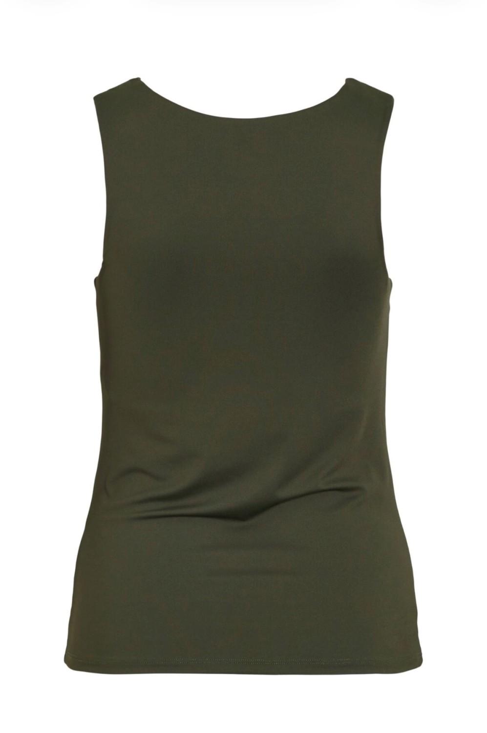 VILA Vikenza Tank Top forest night grønn noos, bilde 5 av 5