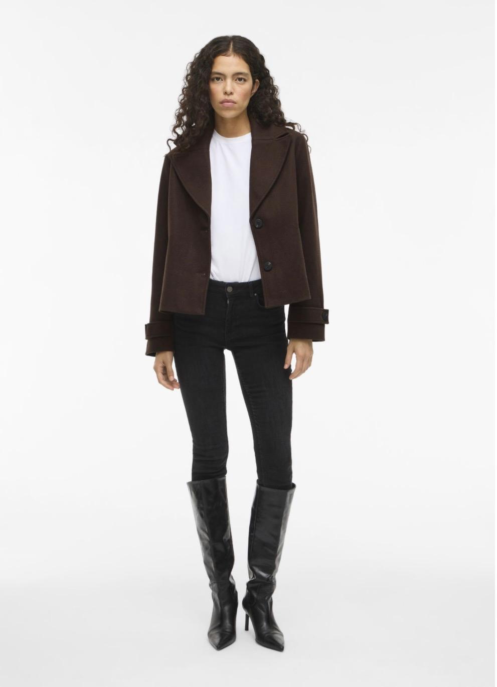 VILA Visolo L/S short jacket/tes/2, bilde 1 av 3