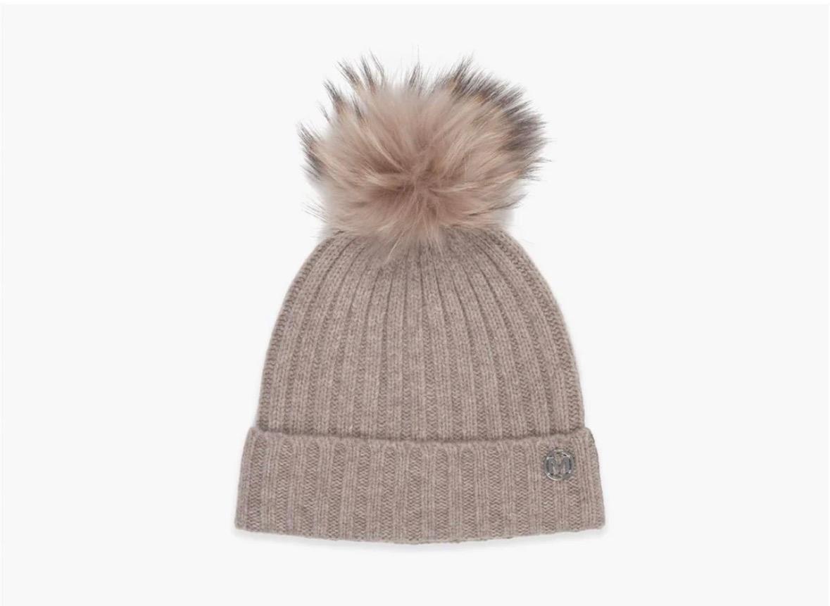 Manzini Lue med pelsdusk Beige, bilde 1 av 1