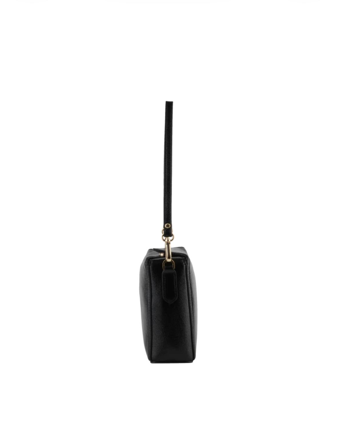 POURCHET Cossetta metallic skinn noir sort, bilde 4 av 4