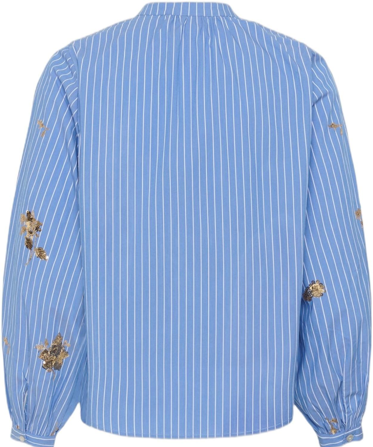 Saint Tropez SoleilSZ shirt campanula striper blå, bilde 2 av 2