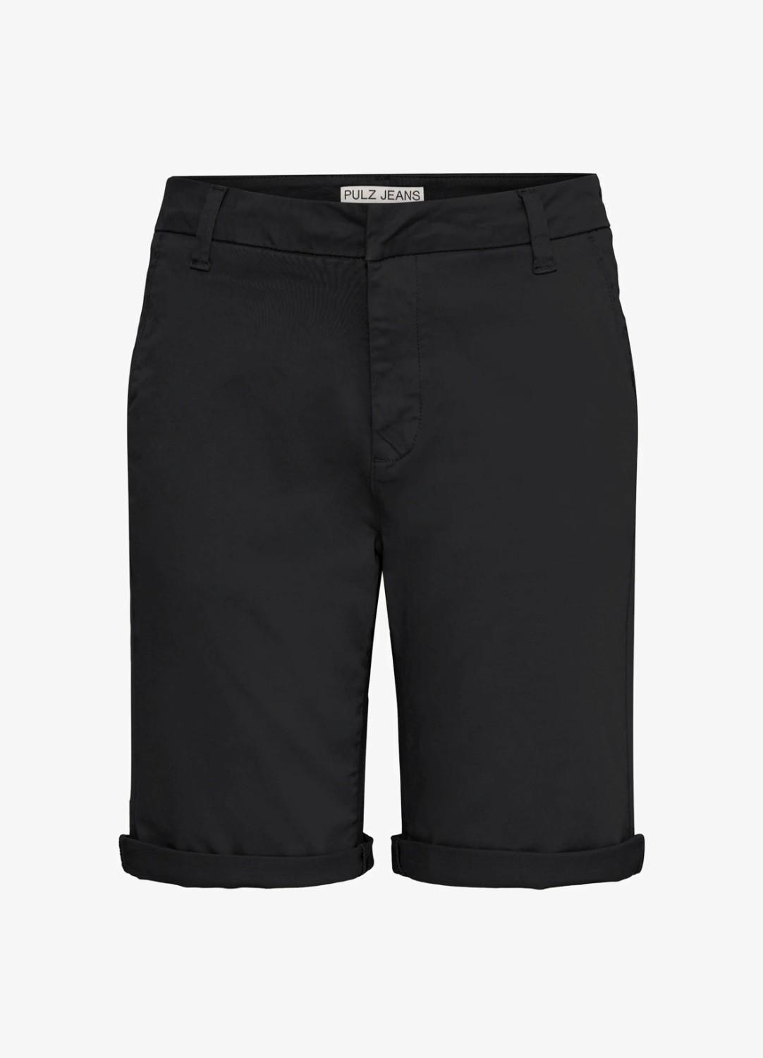 Pulz PZBONNIE chino shorts sort, bilde 1 av 3