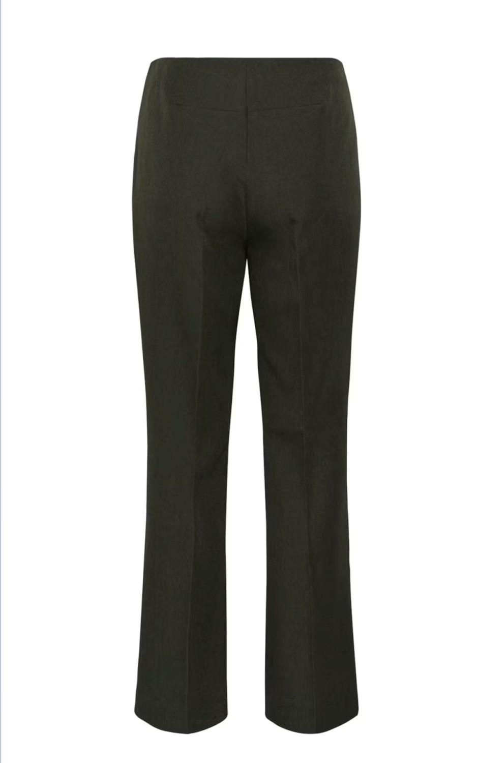 Soaked In Luxury SLLilu Corinne wide long pants grønn, bilde 5 av 5