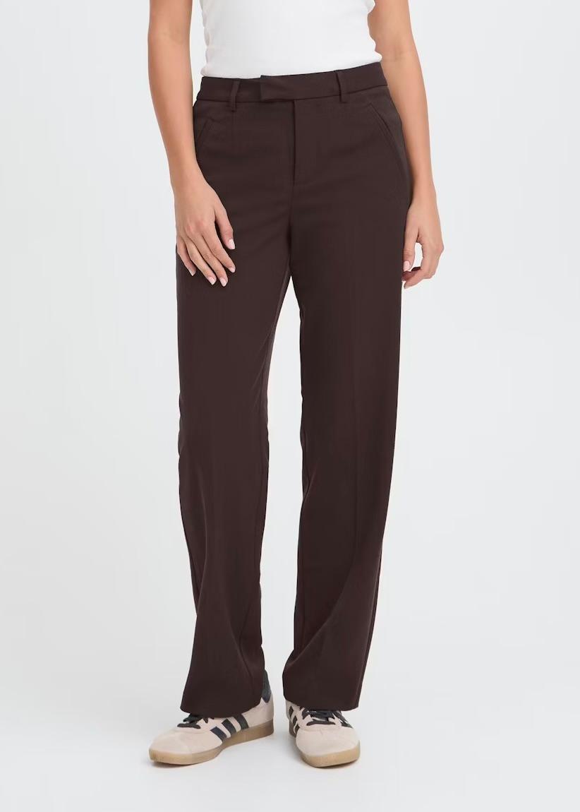 Pulz PZLEONORA HW Pant Brun, bilde 1 av 4