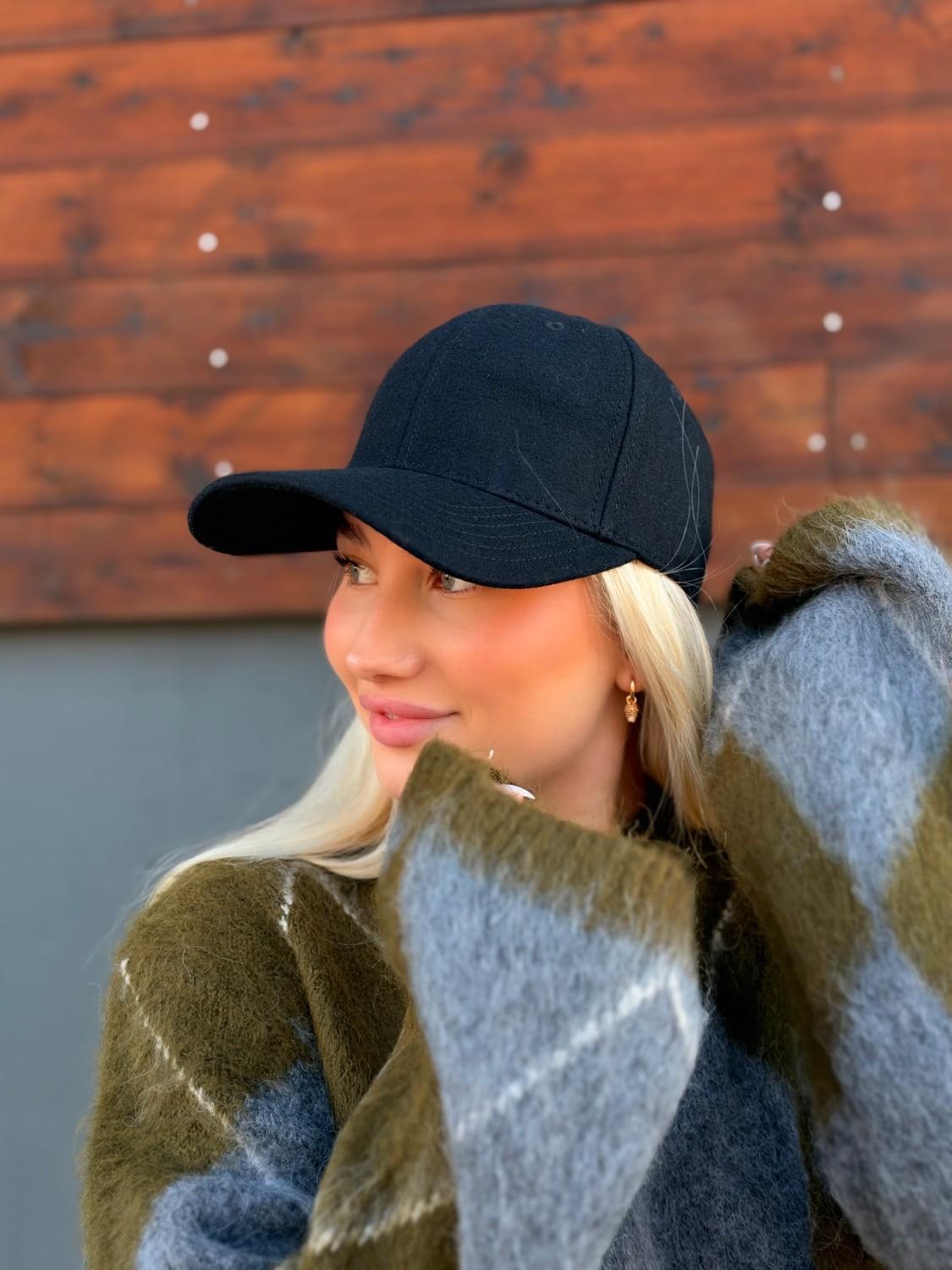 Endless Wool Caps Sort, bilde 1 av 3