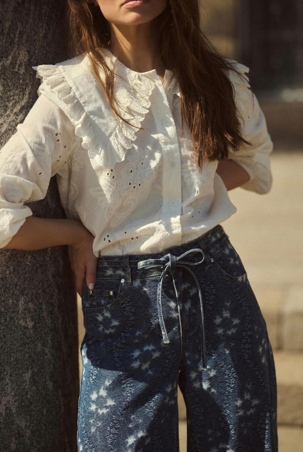 CUclaramille shirt krem, bilde 4 av 4