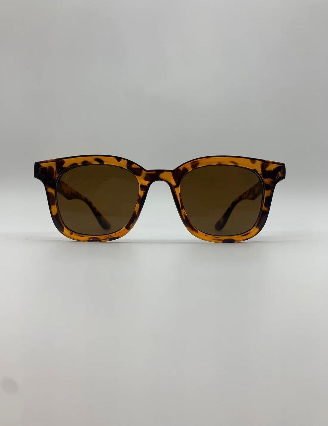 DRØM KIM Solbrille tortoise brun, bilde 1 av 3
