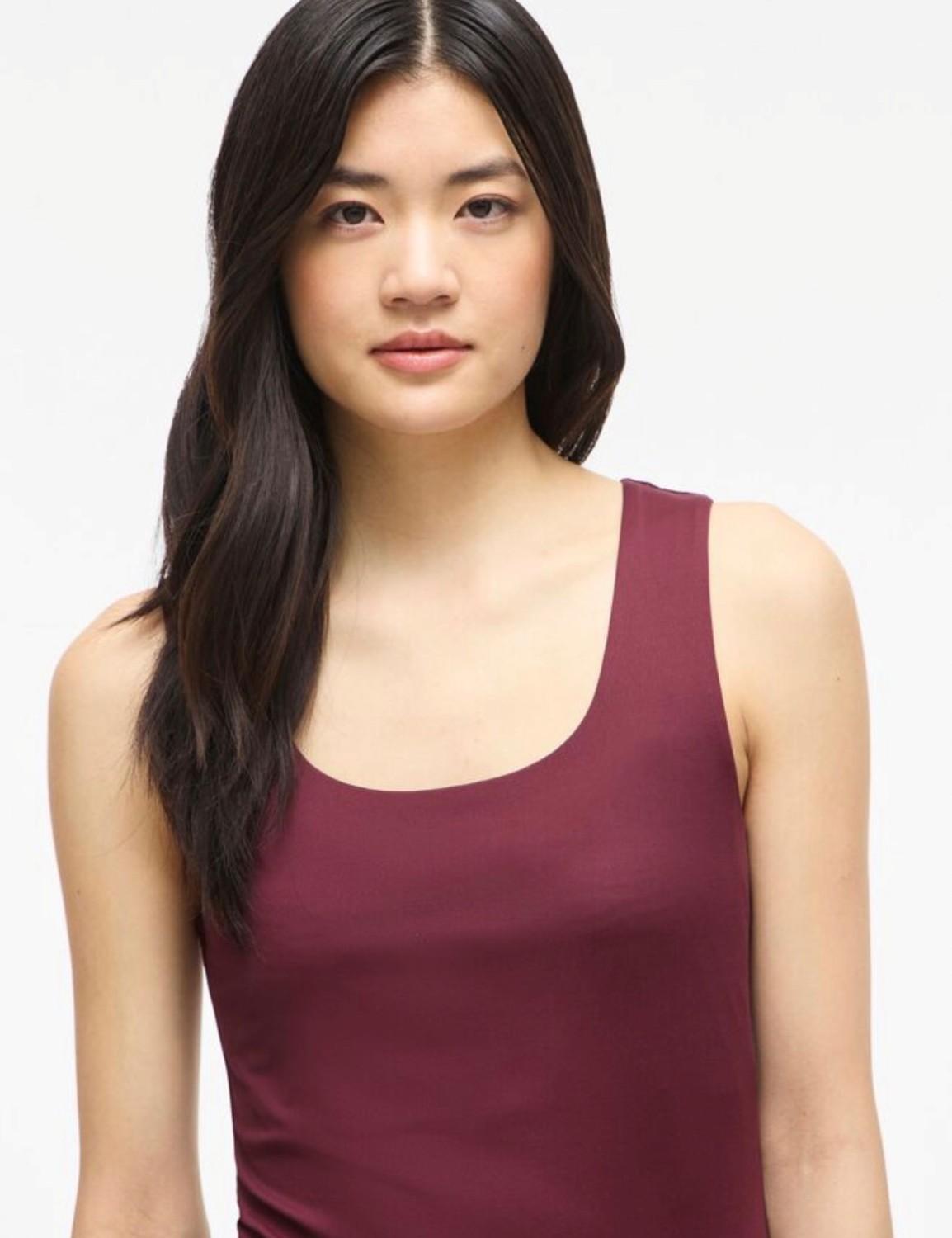 VILA Vikenza Tank Top port royale burgunder noos, bilde 3 av 6
