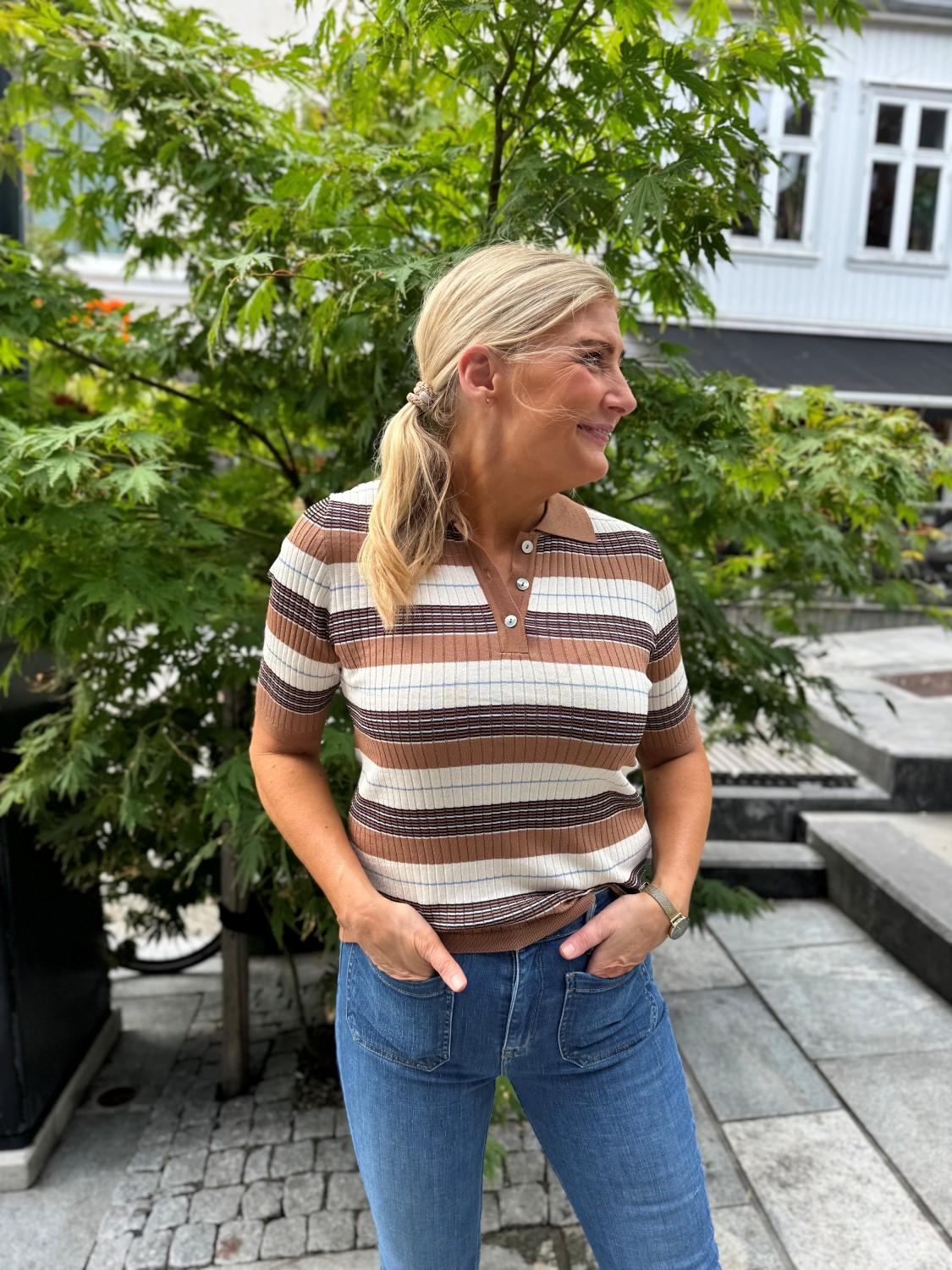 Saint Tropez TristianaSZ Polo Pullover Striper, bilde 1 av 1