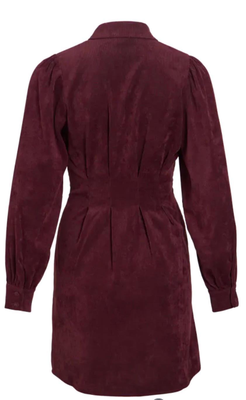 VILA Vicordu shirt dress Port royale, bilde 3 av 3