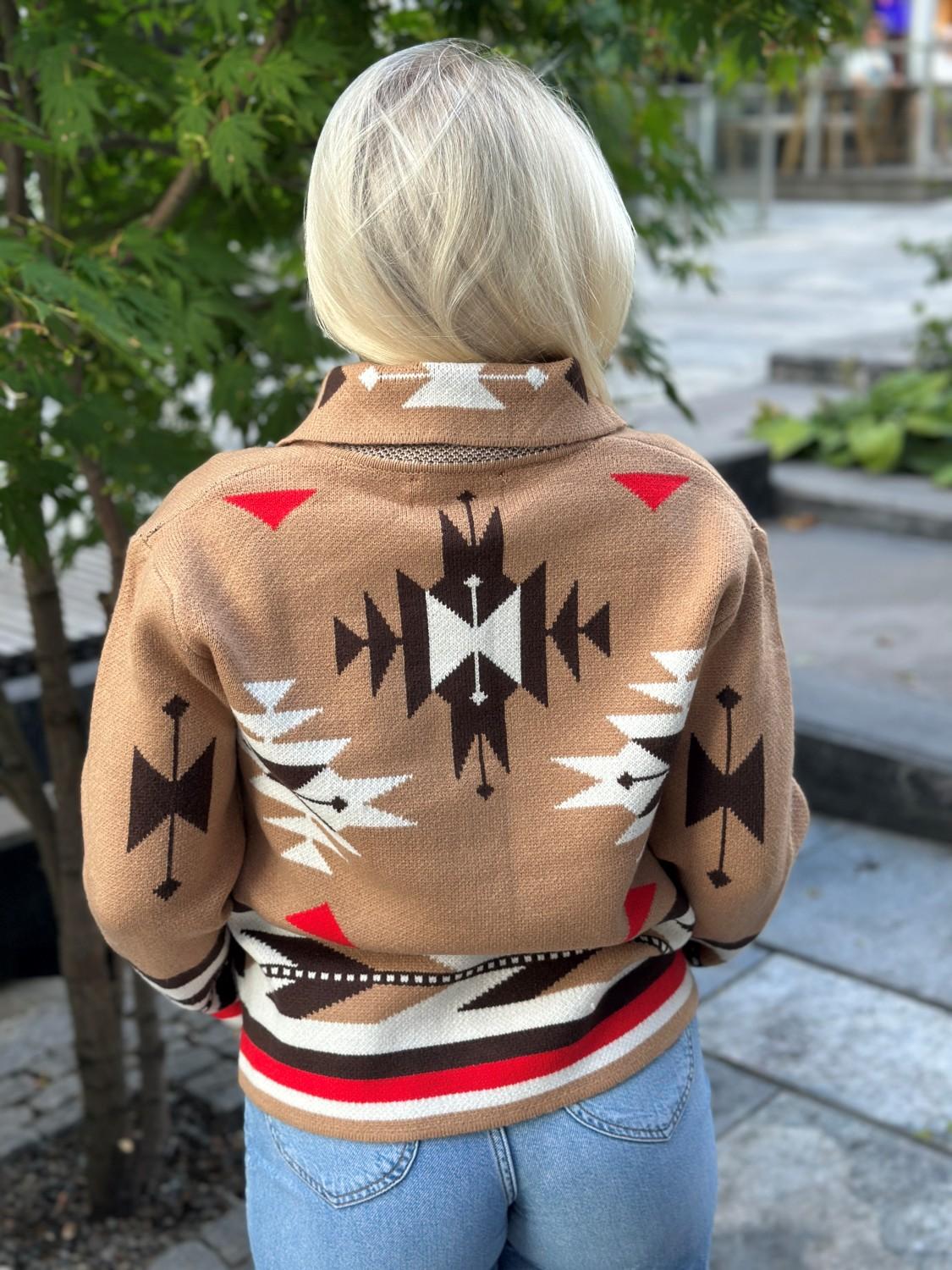 LECOCO Betty Cardigan Camel, bilde 3 av 3