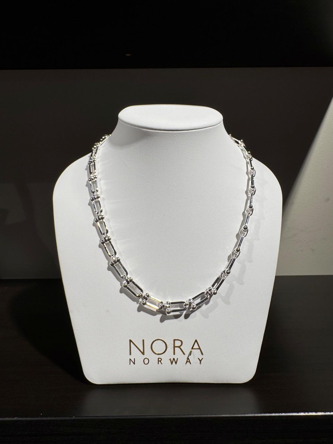 NORA Paris neck 45 silver 8, bilde 1 av 2