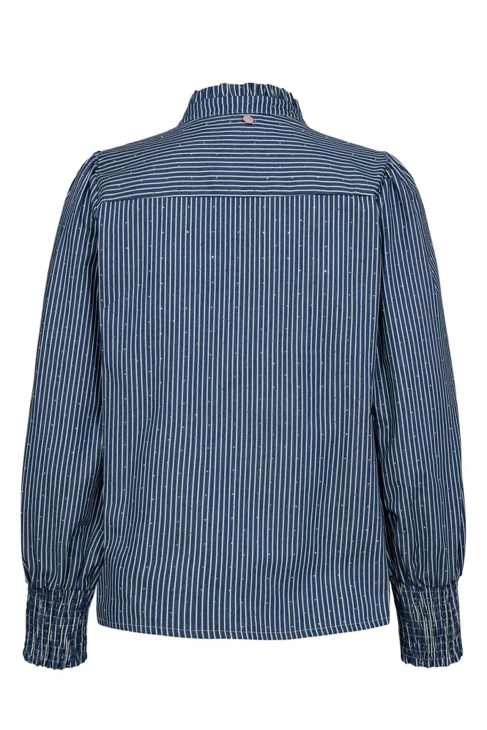 NÜMPH NUEMILIE shirt medium blue denim blå, bilde 2 av 6