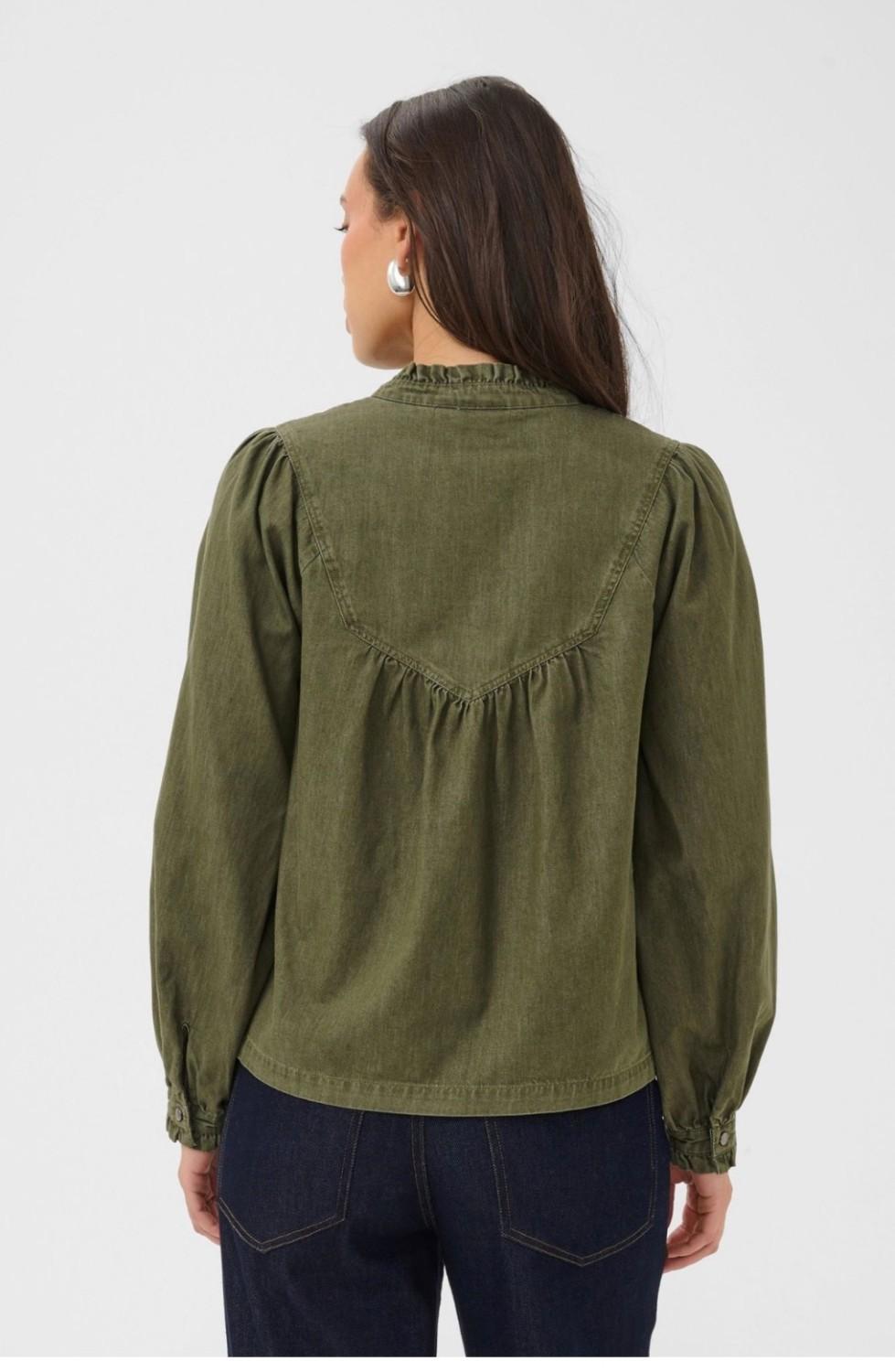 Saint Tropez TitianaSZ Blouse grønn, bilde 3 av 3