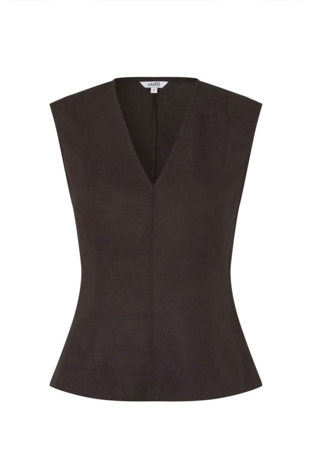 MbyM SHAWNA Amelise-m blouse top brun, bilde 1 av 2