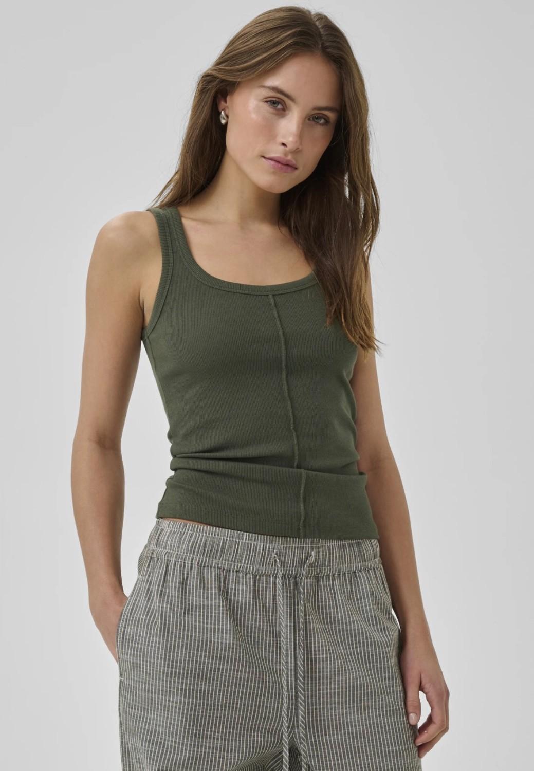 My Essential Wardrobe MWMandy RN singlet/top forest night grønn, bilde 4 av 4
