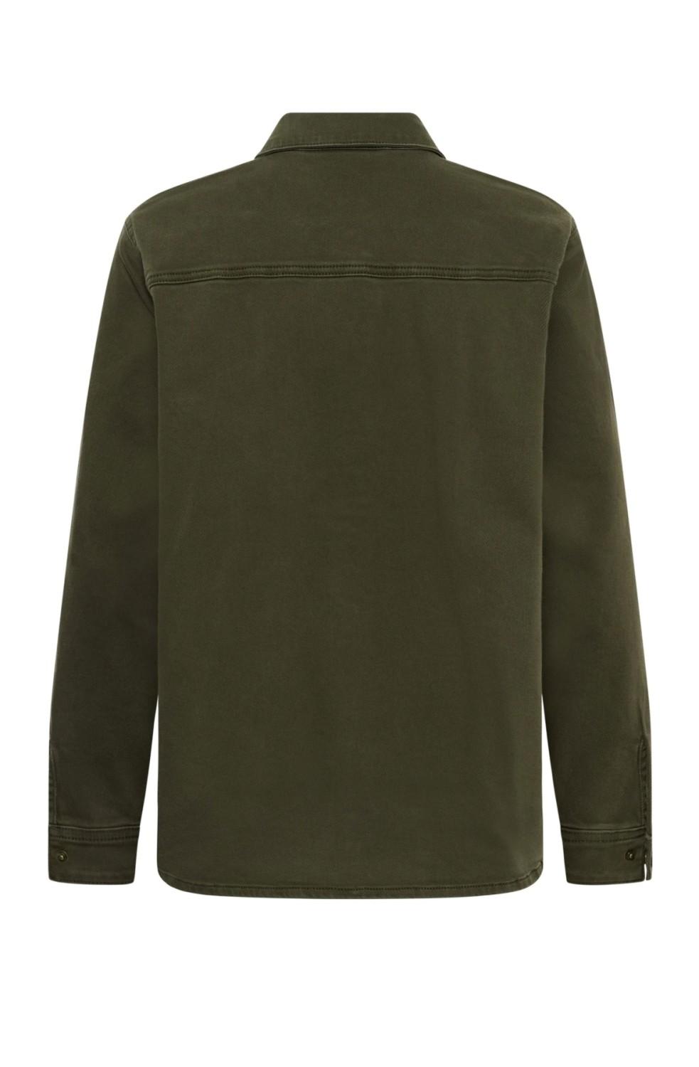 My Essential Wardrobe MWLinn Sofia 149 shirt olive night, bilde 4 av 4