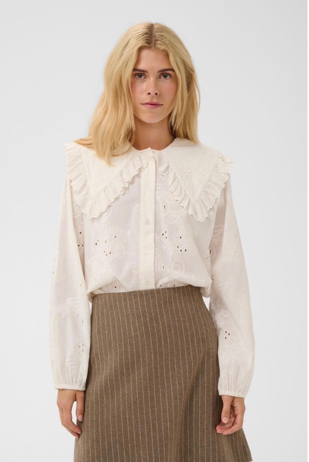 CUclaramille shirt krem, bilde 3 av 4