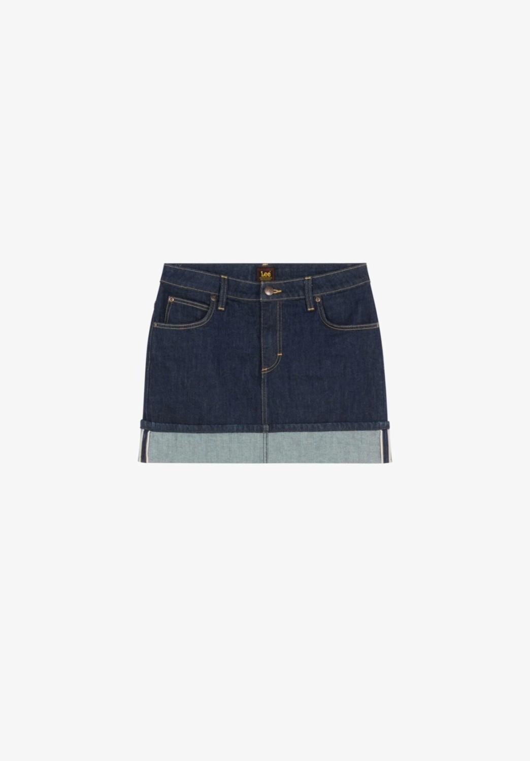 Lee selvedge mini skirt regular, bilde 2 av 3