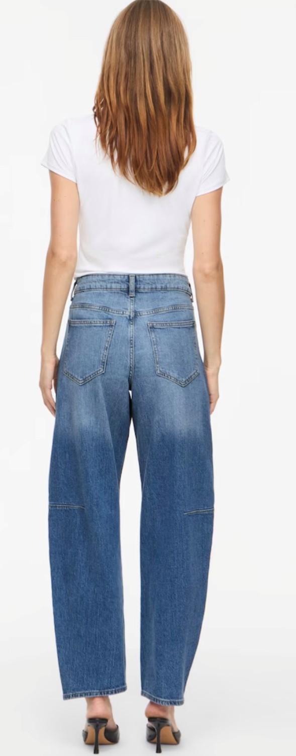 VILA Vibrady barrel denim jeans medium blue, bilde 2 av 2