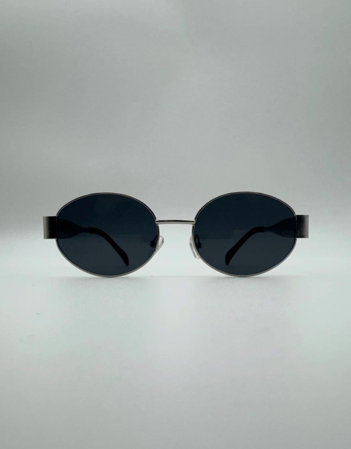 DRØM Vera solbrille sølv/sort, bilde 1 av 3