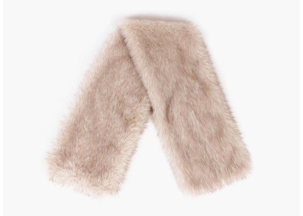 NOHR STUDIO Angela fuskepels skjerf beige, bilde 3 av 4
