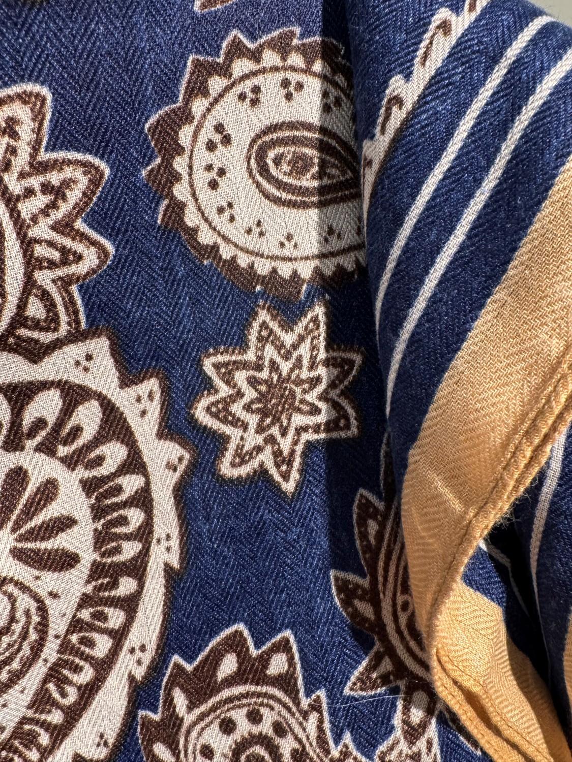 MANZINI herringbone mørk blå, bilde 3 av 4