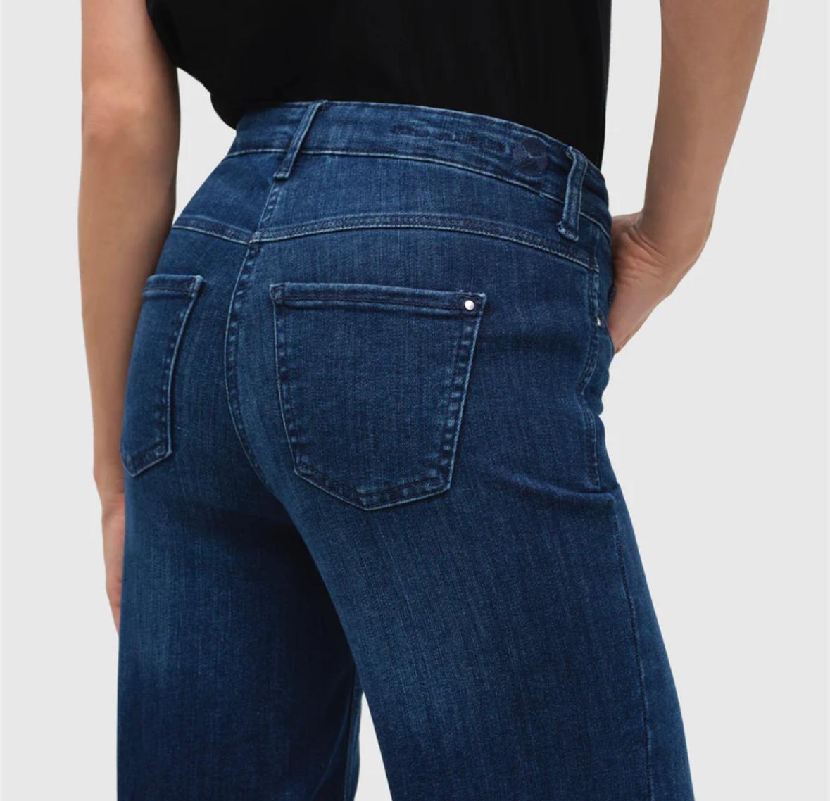 MAC Dream wide leg authentic cobalt D574 blå, bilde 4 av 5