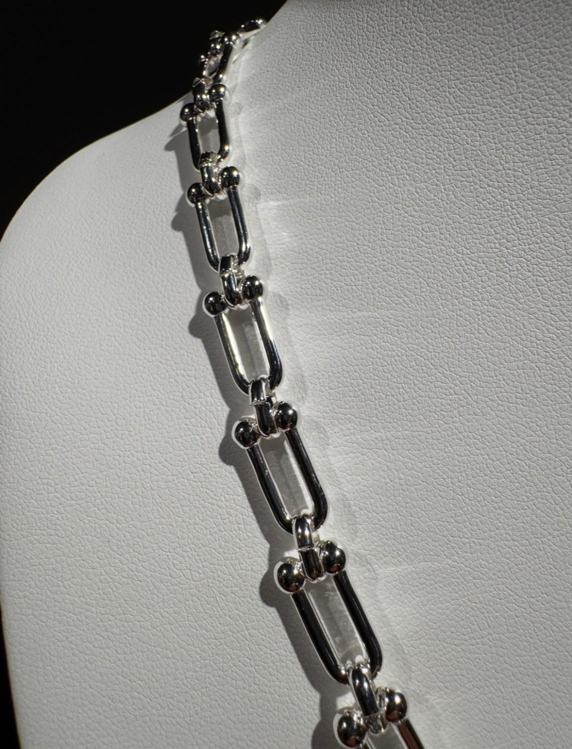 NORA Paris neck 45 silver 8, bilde 2 av 2