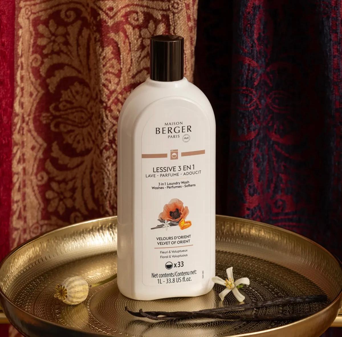 Maison Berger Velvet of orient VASKEMIDDEL 1 Liter 3-i-1, bilde 2 av 2