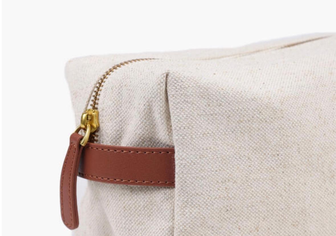 NOHR STUDIO NOHR luca canvas toalettmappe offwhite, bilde 1 av 4