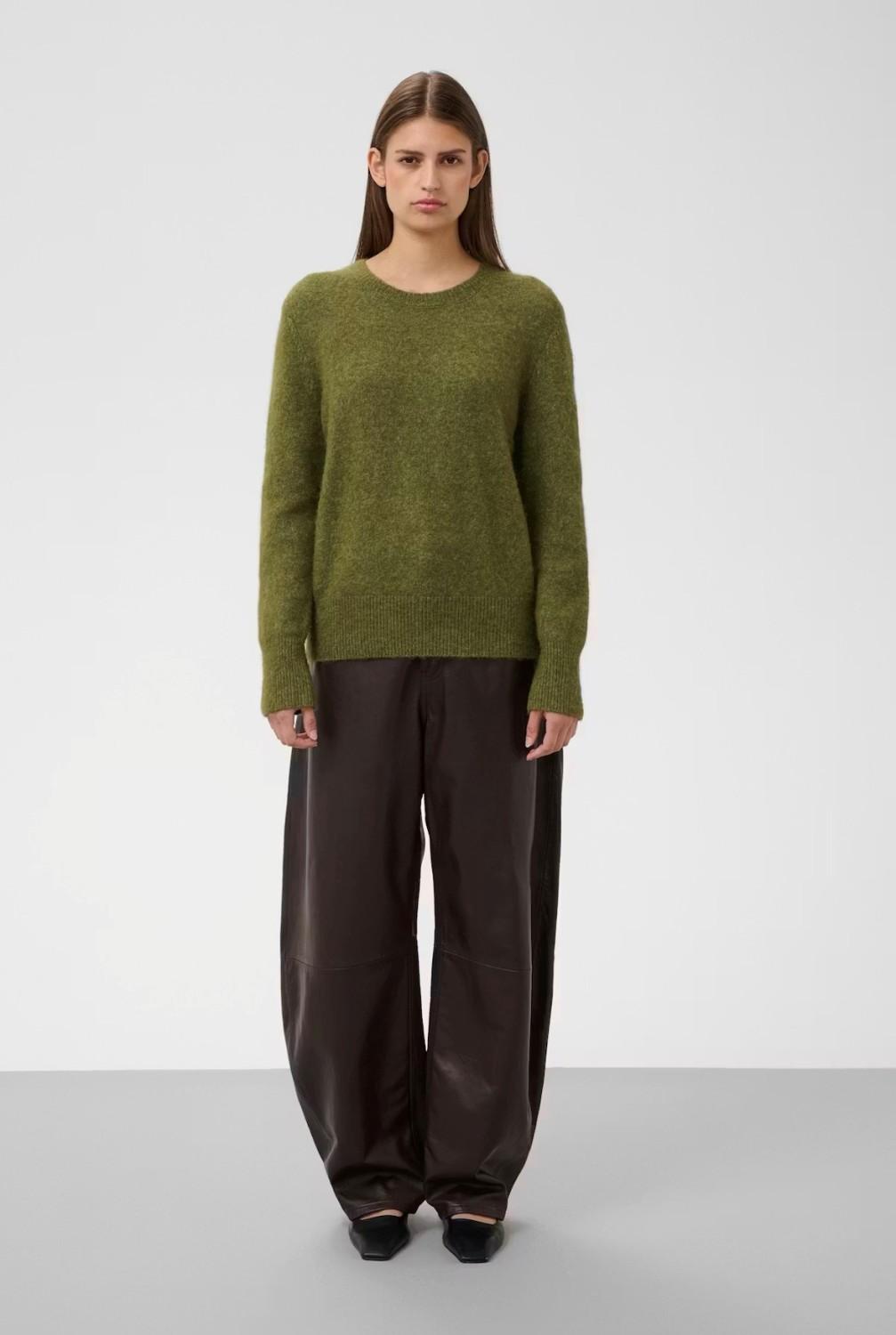 Soaked In Luxury SLAnina Molina crew neck pullover i grønn