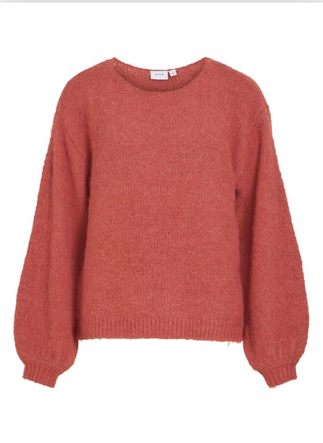 VILA Vimarley L/S knit pullover-noos mersale/melange, bilde 5 av 5