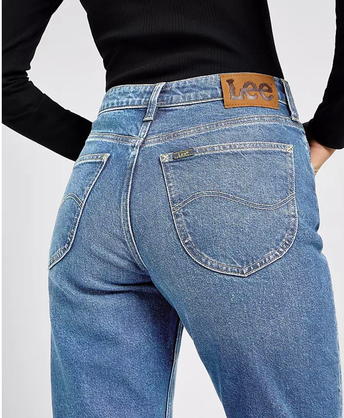 LEE Carol high rise straight classic denim blå, bilde 5 av 5