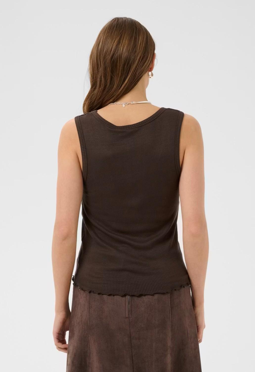 Saint Tropez OlaliaSZ tank top chocolate brown, bilde 2 av 5