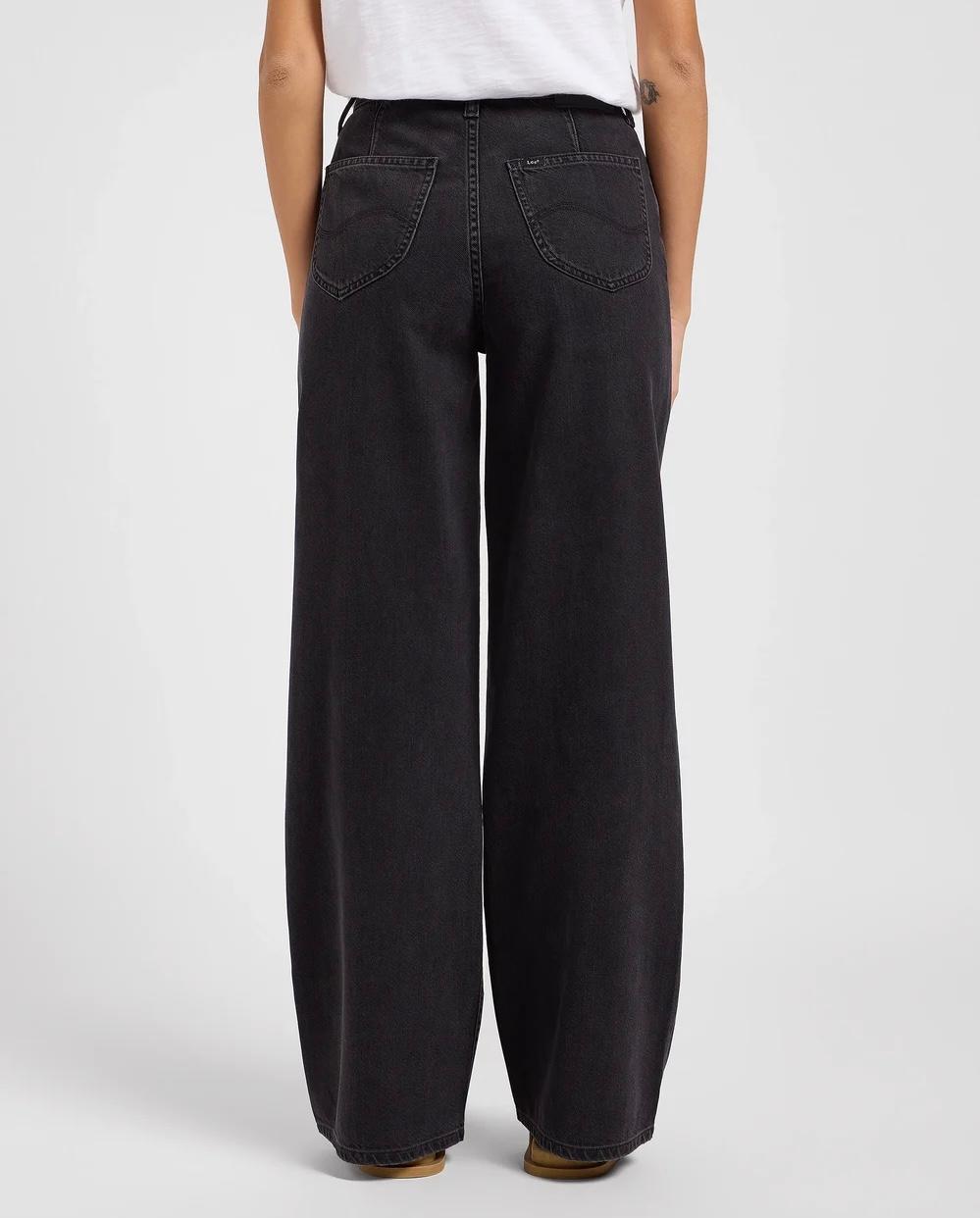 Lee stella high waist wide leg grå svart, bilde 2 av 5