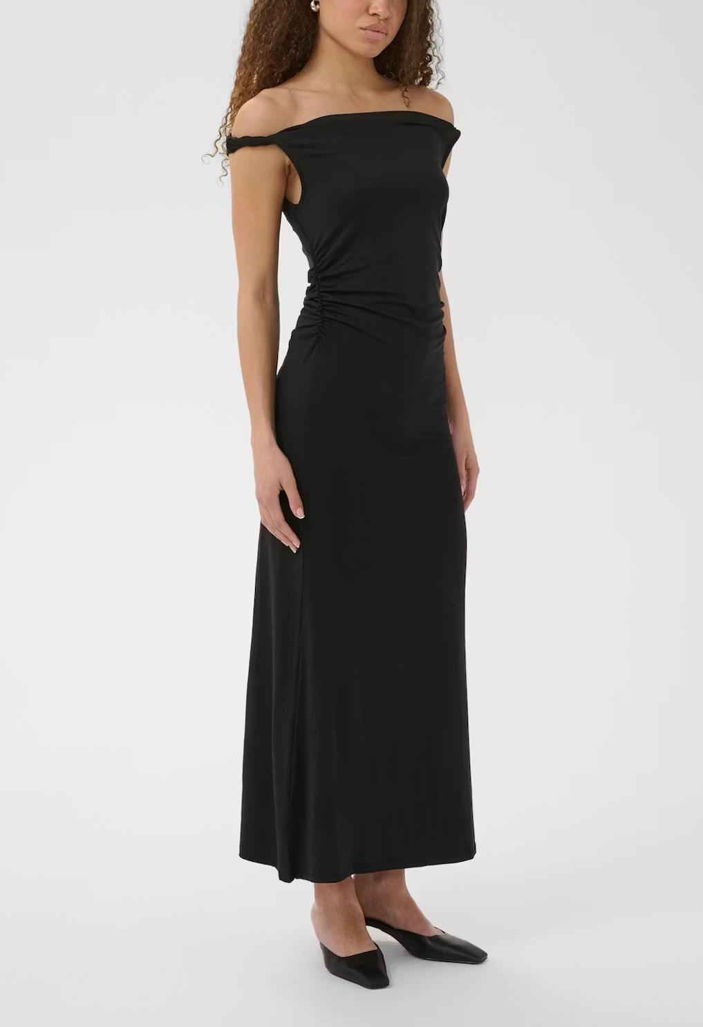 Soaked In Luxury SLHandi long dress black, bilde 3 av 7