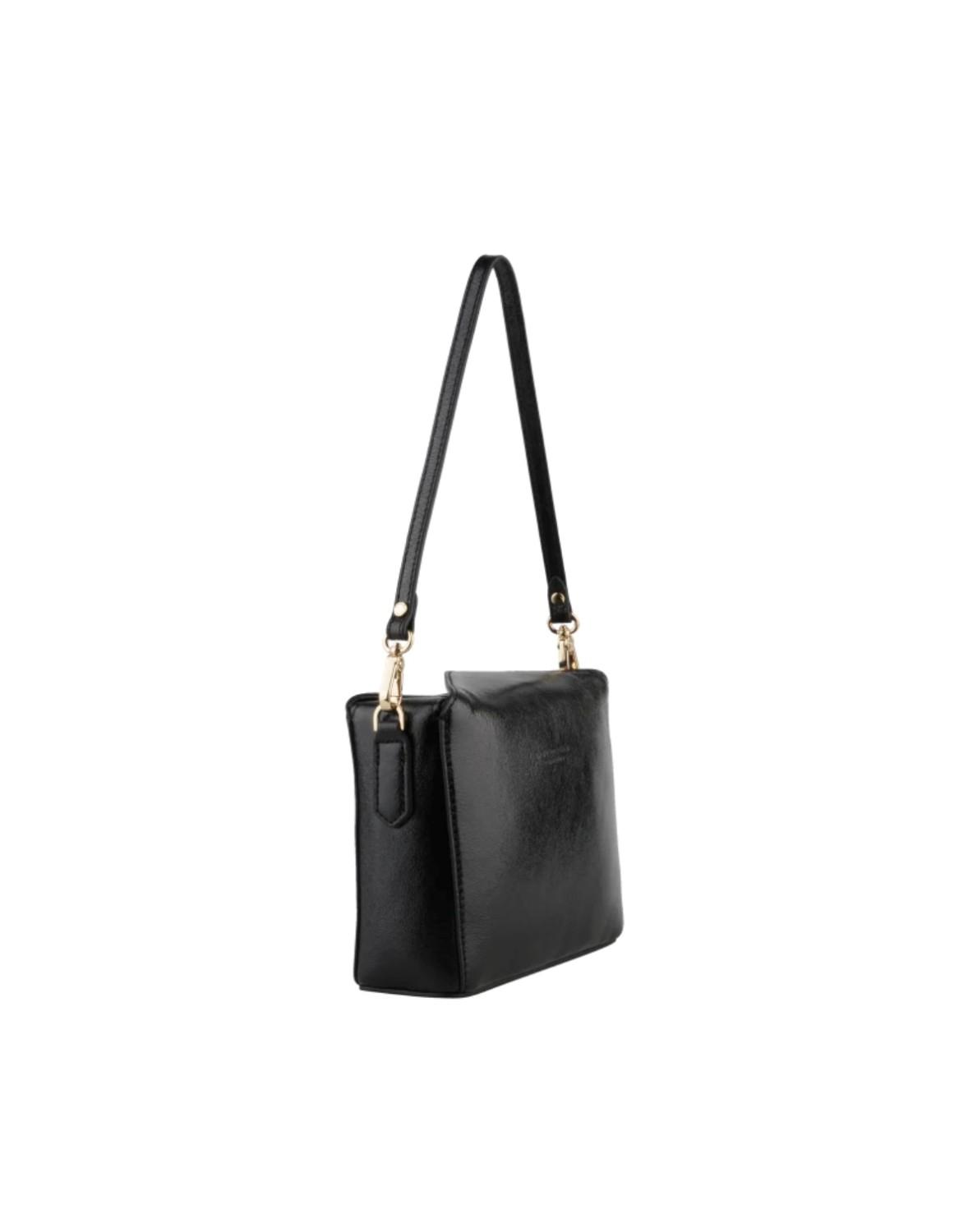 POURCHET Cossetta metallic skinn noir sort, bilde 3 av 4
