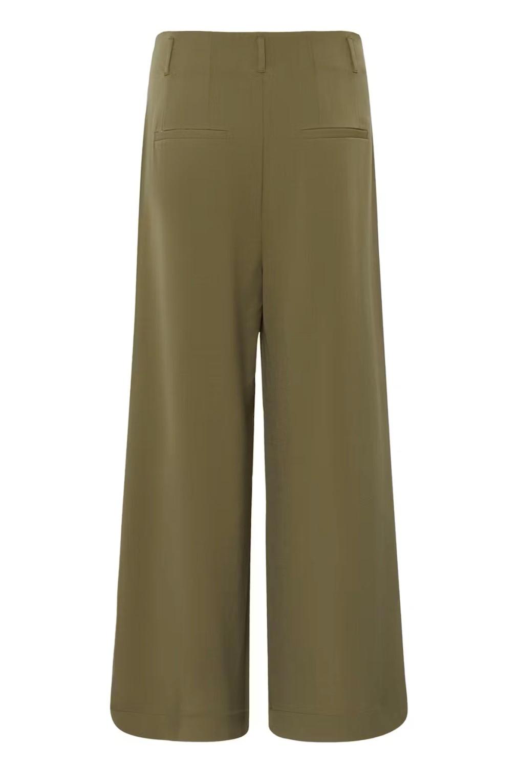My Essential Wardrobe MWHace sille high wide pant capers grønn, bilde 2 av 12