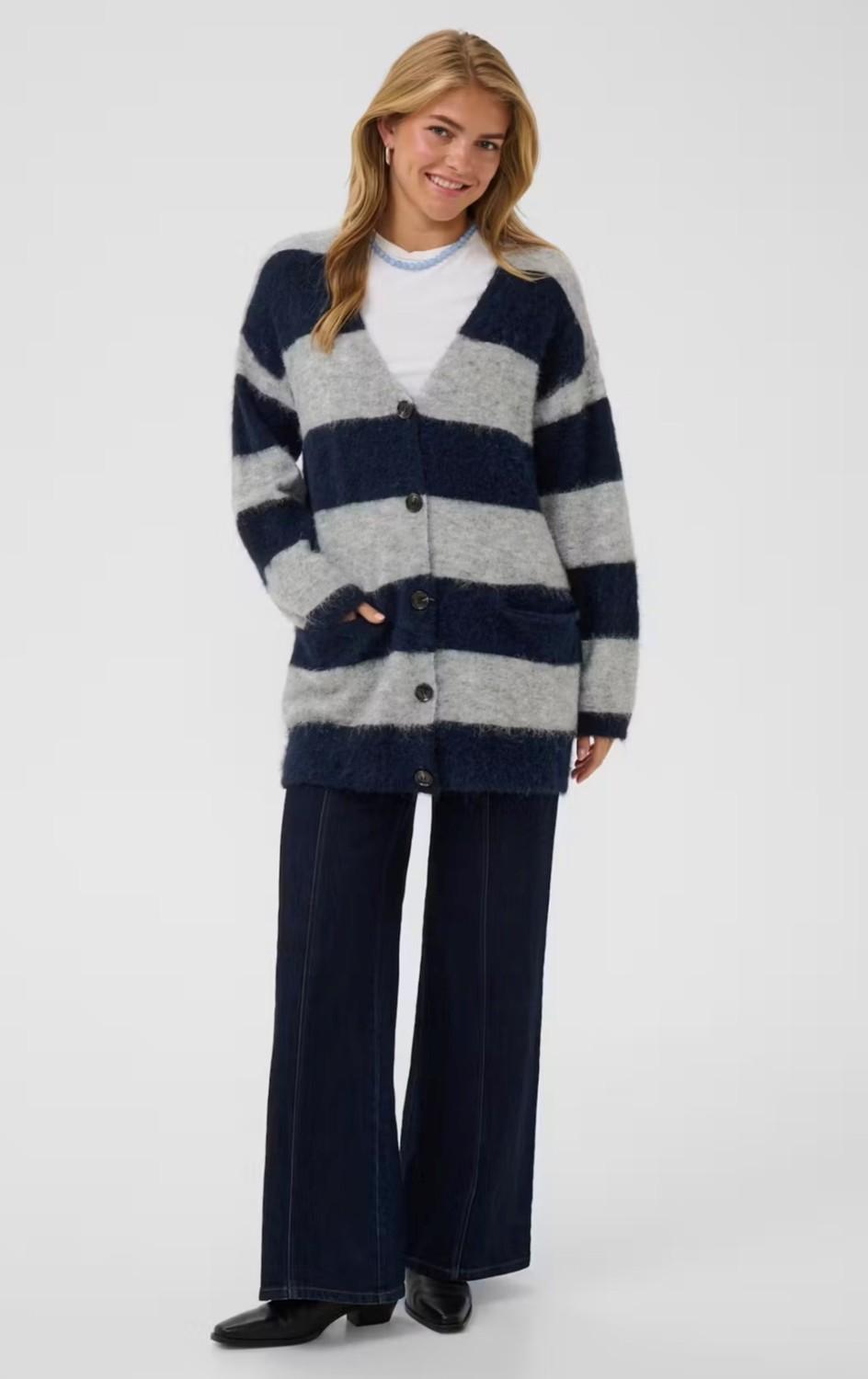 Saint Tropez TayzieSZ Cardigan striper, bilde 1 av 3