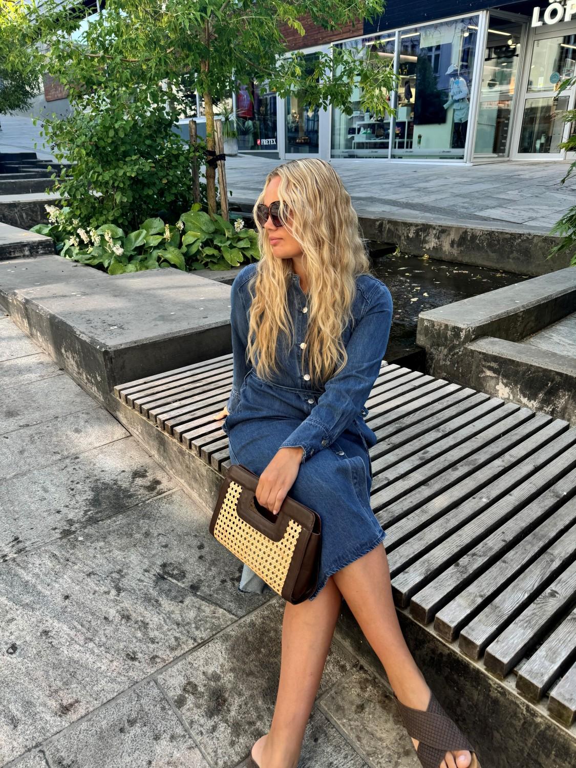 Pulz Pzdori Dress Medium blue denim, bilde 3 av 3