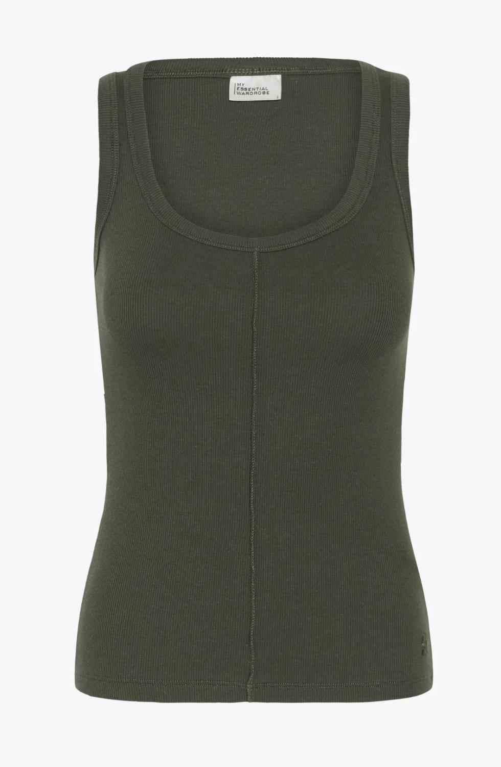 My Essential Wardrobe MWMandy RN singlet/top forest night grønn, bilde 2 av 4