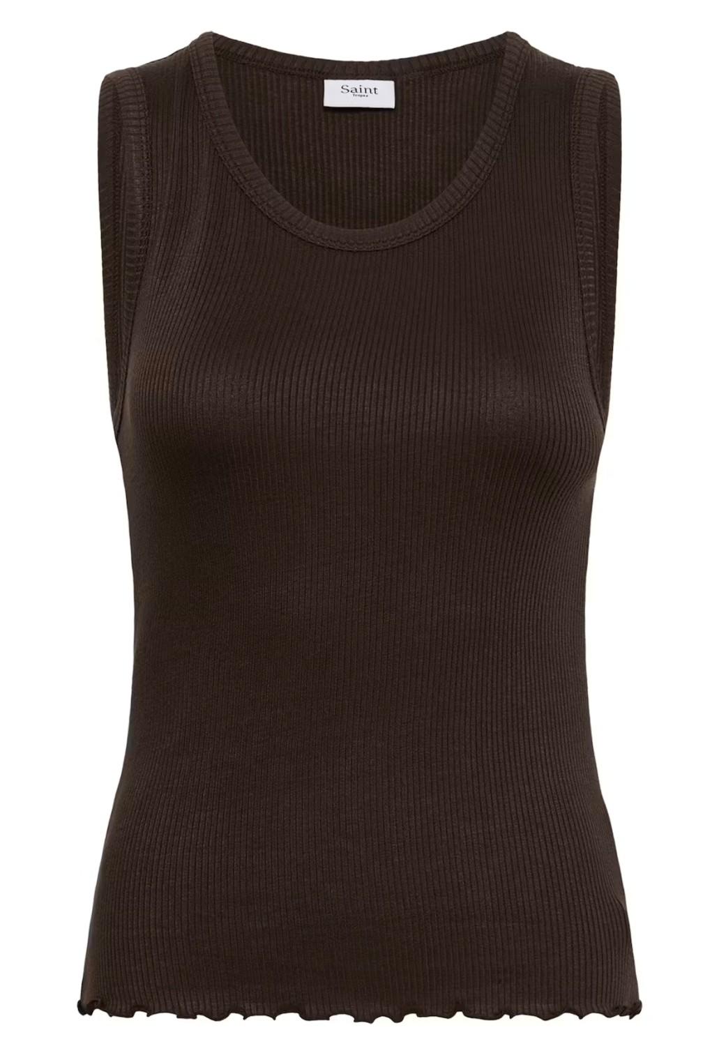Saint Tropez OlaliaSZ tank top chocolate brown, bilde 4 av 5